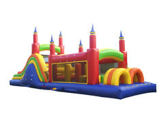 40' Mega Rainbow Obstacle Course 40' Mega Rainbow Obstacle Course